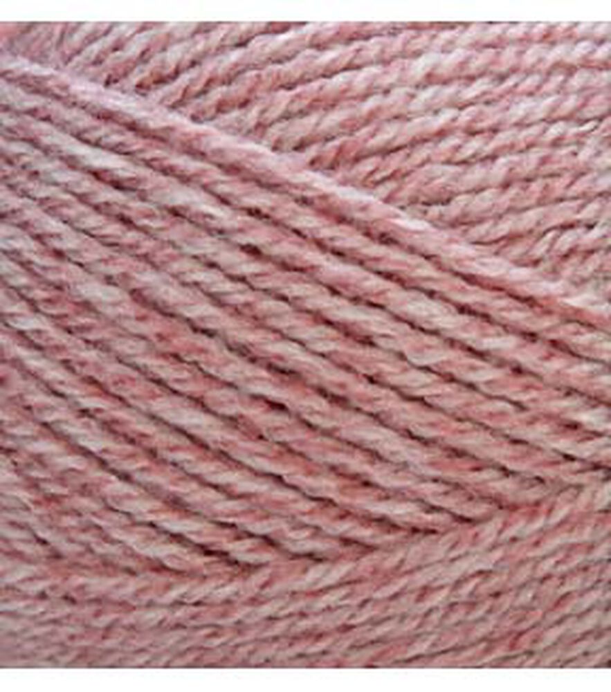 Eddie Bauer Cozy Camp 229yds Worsted Acrylic Yarn, Pale Pink, swatch, image 1
