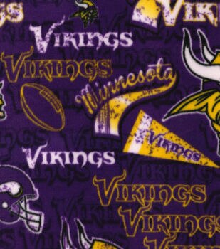 Minnesota Vikings NFL Womens Repeat Logo Print Polyester Sleepwear Pan