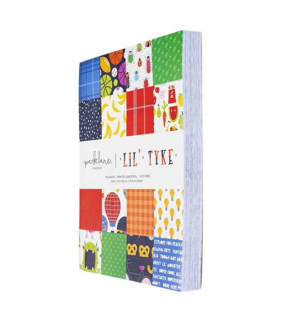 180 Sheet 8.5" x 11" Lil' Tyke Cardstock Paper Pack by Park Lane, , hi-res, image 3