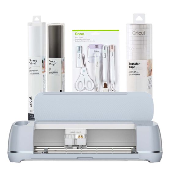 Cricut Maker 3 Machine Smart Vinyl & Tools Bundle