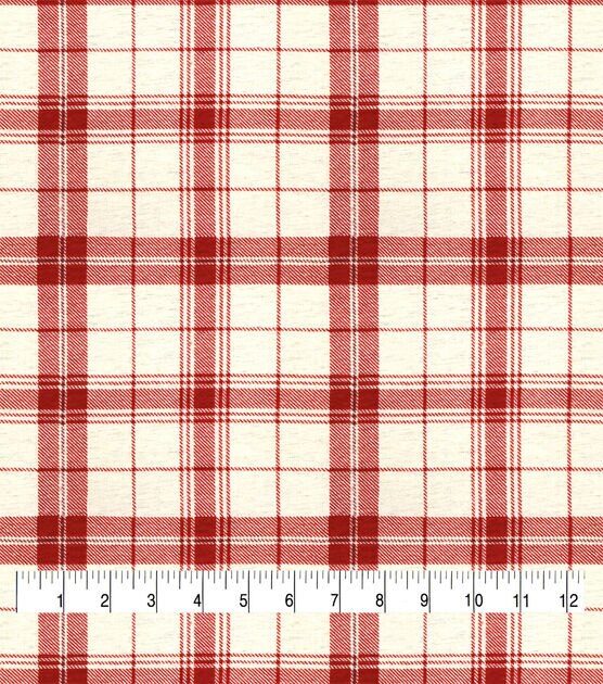 Red & Green Tartan Plaid Super Snuggle Flannel Fabric