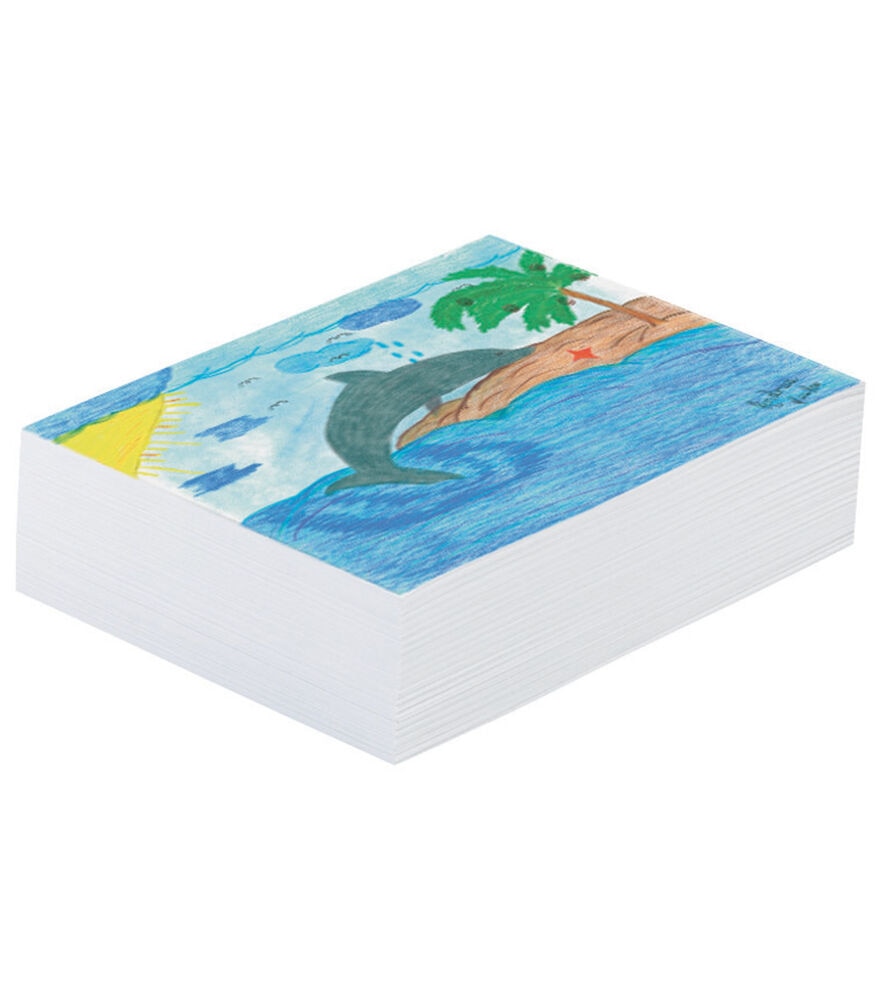 Pacon White Newsprint Paper Sheets, 9 X 12, swatch