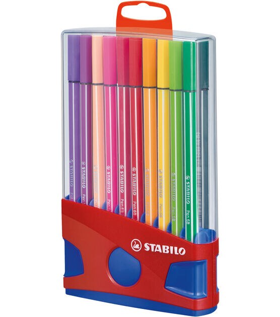 Set 80 pz Pennarelli Stabilo Pen 68 Brush 568/80-011