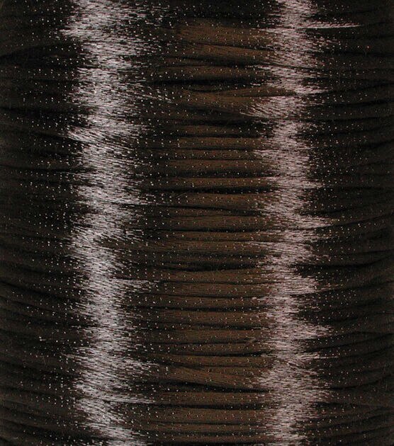 #2 Rattail Satin Cord Heavyweight Round 2mm Schiff USA Rayon Cotton Spool  144 yd