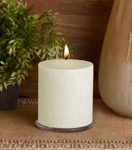 ROOT Candles 4 x 4 Unscented Timberline Pillar Candle 1pk