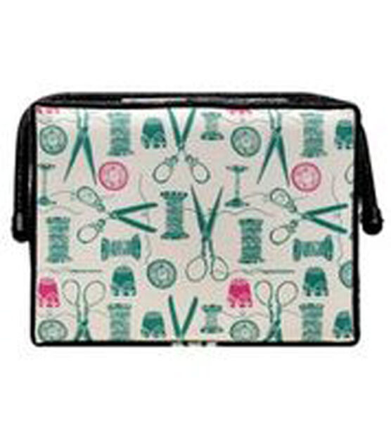 Singer Lg Sew Basket Snake Print With Matching Zipper Pouch And Sew Kit :  Target