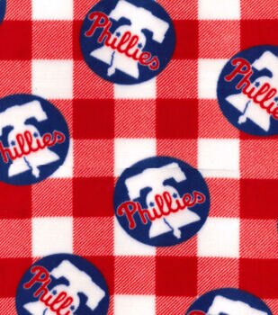 Philadelphia Phillies Fabric by the Yard - Red Retro Phillies Toss - Fabric  Traditions 60145-B