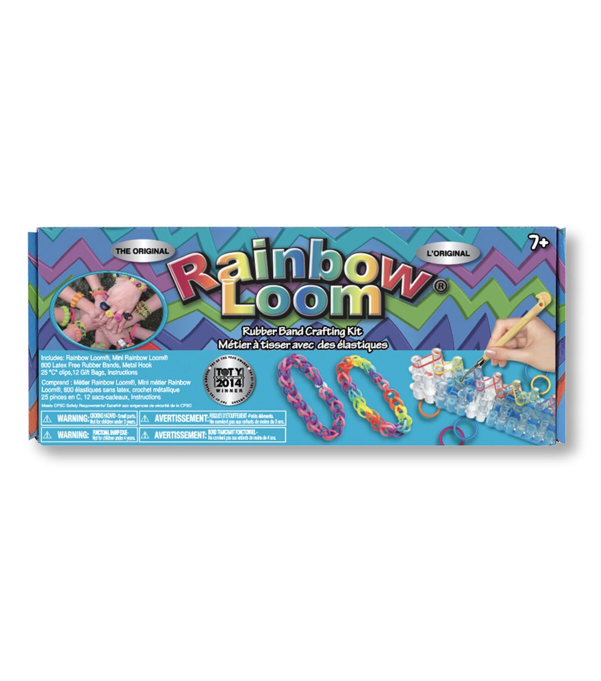 Rainbow Loom 12 x 5 Rubber Band Crafting Kit 640pc