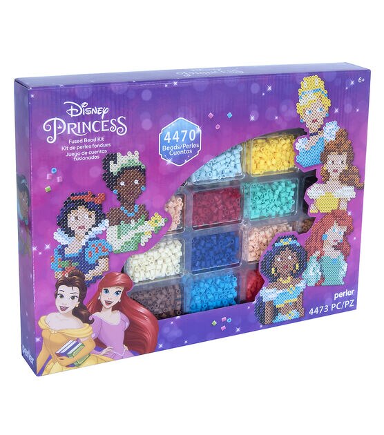 Perler 4473pc Disney Princess Fused Bead Deluxe Box