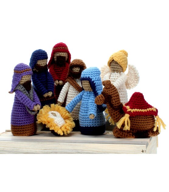 Leisure Arts Christmas Crochet Nativity Kit, , hi-res, image 19