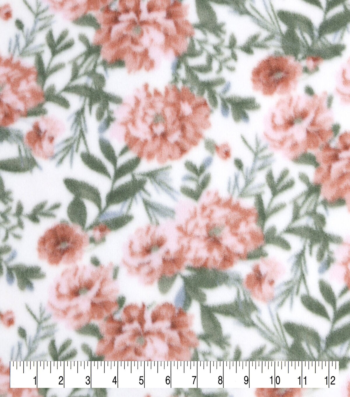 Coral deals floral fabric