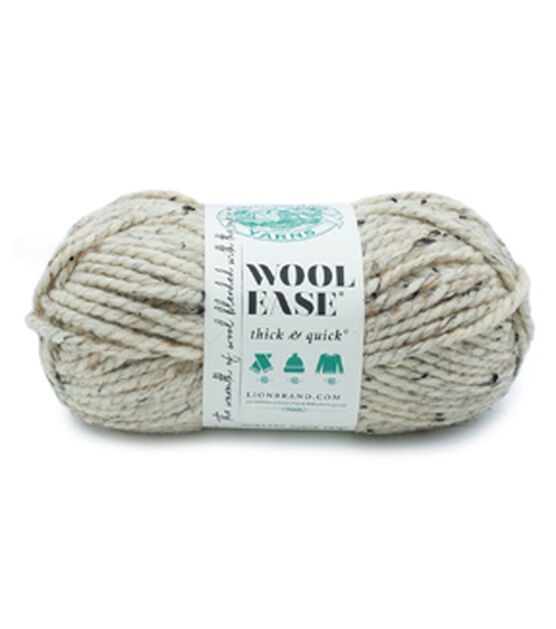 3 Pack) Lion Brand Yarn Wool-Ease Thick & Quick Bulky Yarn, Fisherman :  : Home