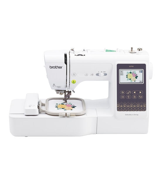 Brother SE700 Embroidery & Sewing Machine w/ Combo Sewing & Embroidery  Bundle 