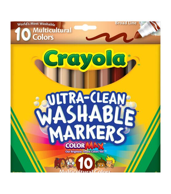 Crayola Ultra-Clean Color Max Broad Line Washable Markers