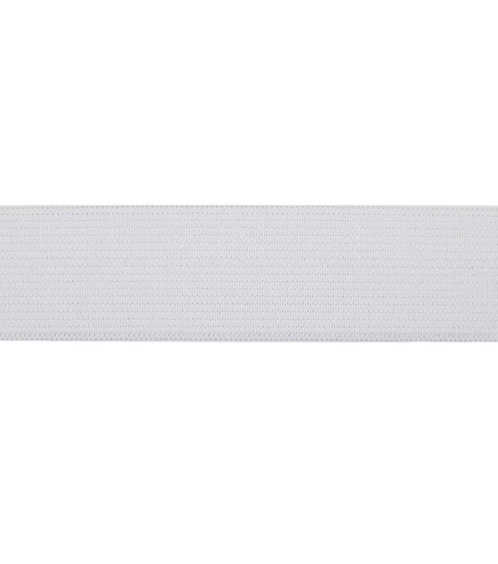 3/4" x 3yd White Knit Elastic by Fabany, , hi-res, image 3