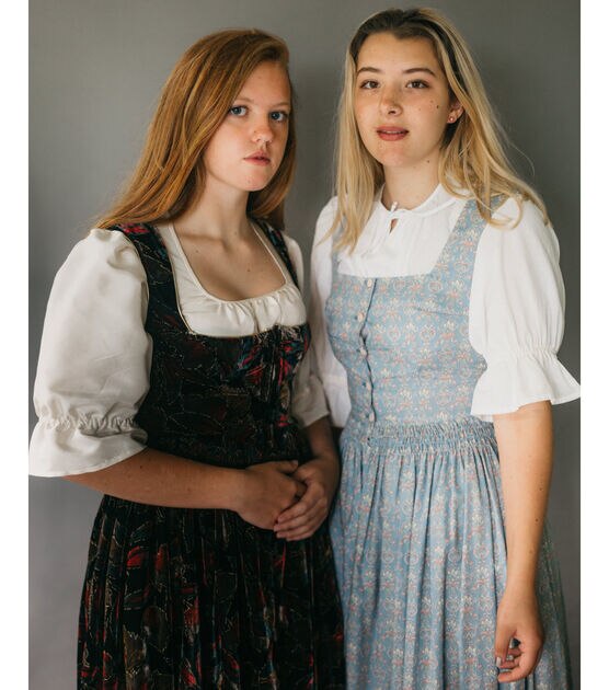 Folkwear 123 Size XS to 3XL Women's Austrian Dirndl Sewing Pattern