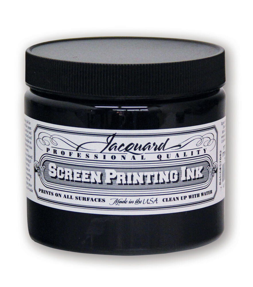 Jacquard Professional Screen Printing Ink 16 oz., Black, swatch