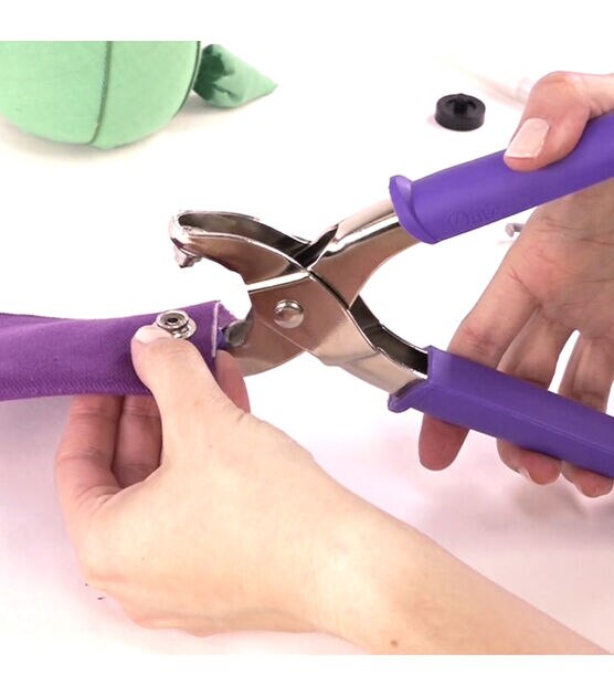 Dritz Heavy Duty Snap Pliers for 5/8" Snaps, Purple, , hi-res, image 8