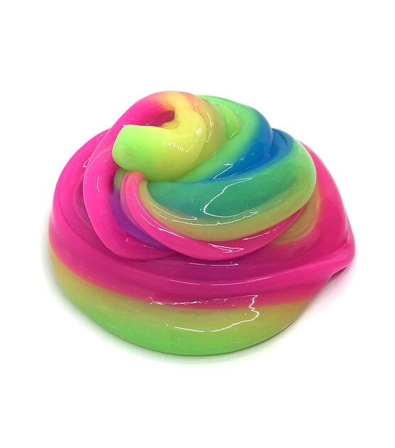 Cra-Z-Art Cra-Z-Slimy Flower Power Tie Dye Multicolor Slime, Ages 6 and Up