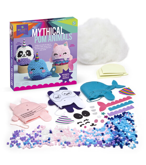 Craft Tastic 800ct Mythical Pom Animals Kit, , hi-res, image 3