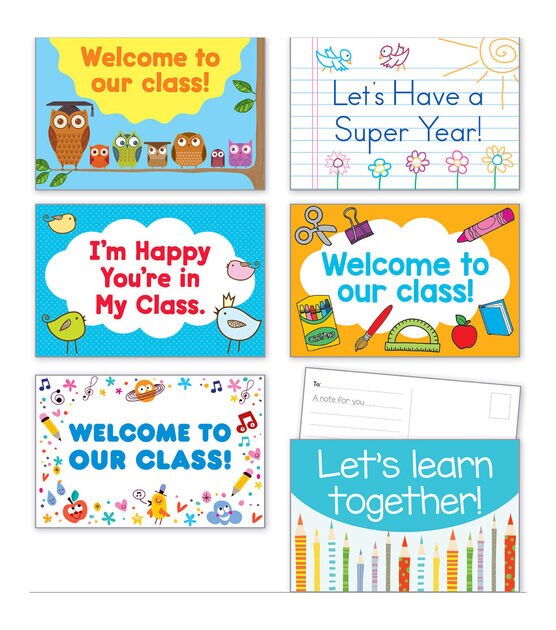 Scholastic 6" x 4" Back to School Postcards 108ct, , hi-res, image 2