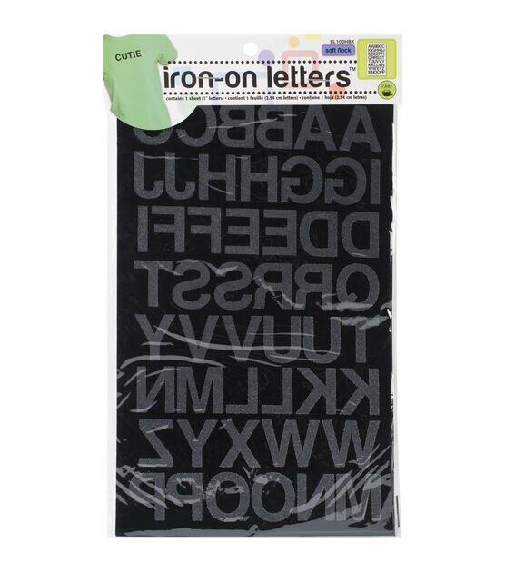  12 Sheets Iron on Letters for Fabric 2 Inch Iron on