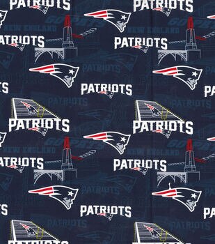 : Traditions NFL Cotton Broadcloth New England Patriots Retro  Navy, Fabric by the Yard : Arts, Crafts & Sewing