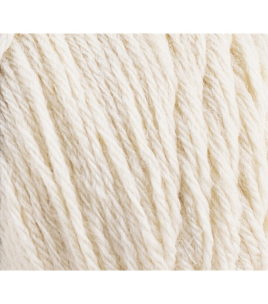 Lion Brand Fishermen's Worsted Wool Yarn, Natural, swatch, image 2