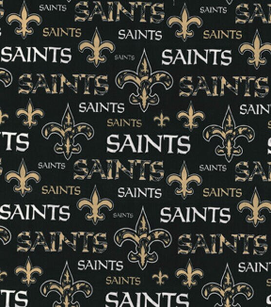 New Orleans Saints Fleur de Lis Black and Gold Vinyl Sticker - BLACK & GOLD  SPORTS