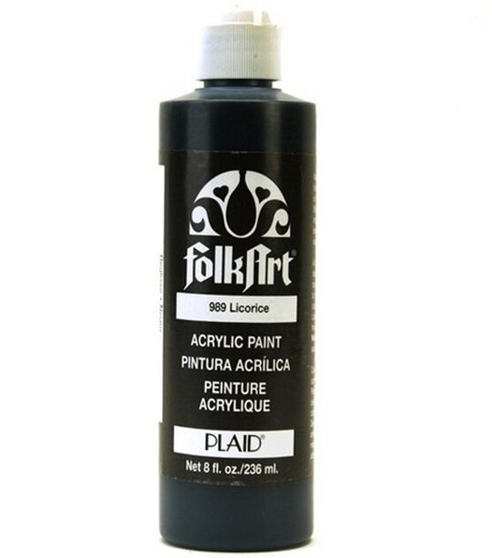 FolkArt Acrylic Paint Black Licorice