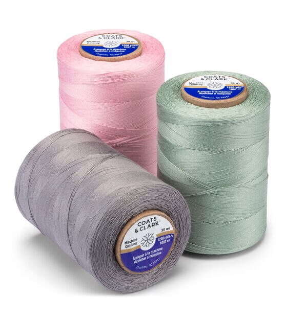 Coats & Clark 1200yd 30wt Machine Quilt Cotton Thread, , hi-res, image 1