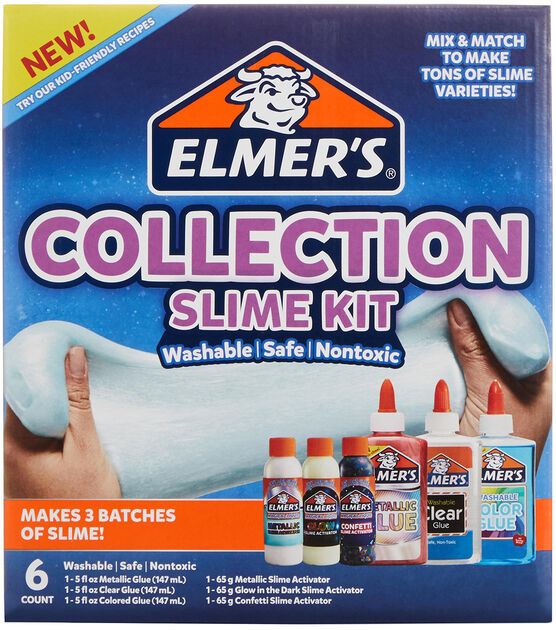 Elmers Slime Kit - Color Changing - Glue Craft - 5 Piece Kit .new in box