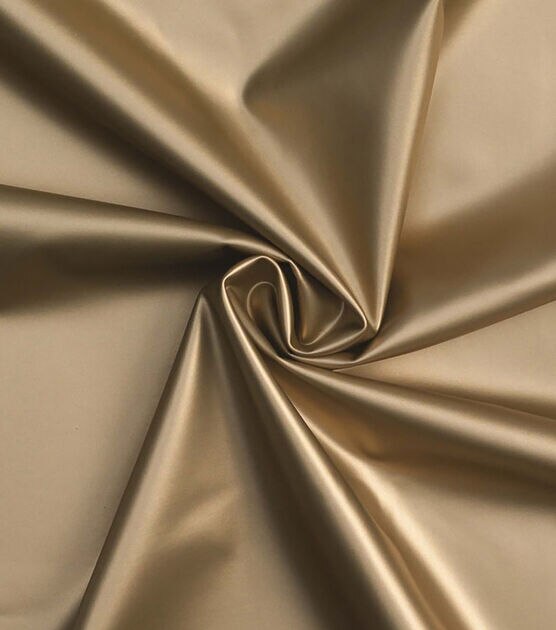 Gold Vegan Leather Fabric for Upholstery Faux Leather Fabric in Lambskin  Pattern Matte Finish 