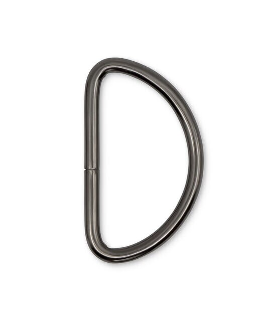 Dritz Metal D Rings 1 4-pkg-nickel