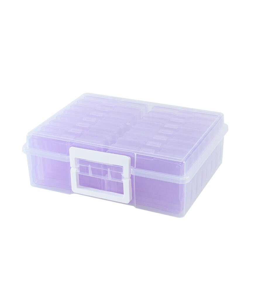 15 x 12 Purple Photo & Craft Plastic Storage Bin by Top Notch