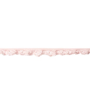  LissKiss Baby Pink With Pink Lace Trim Ankle High