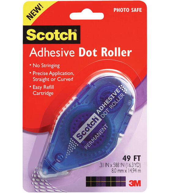Scotch .31"x49' Adhesive Dot Roller