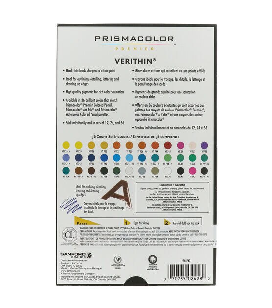 Prismacolor Premier Colored Pencils, Set of 36