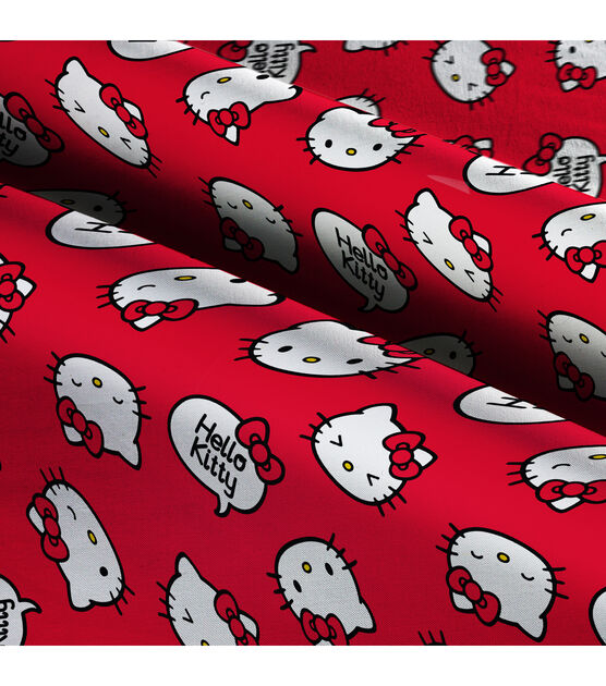 Hello Kitty Head Toss Kids Cotton Fabric, , hi-res, image 3