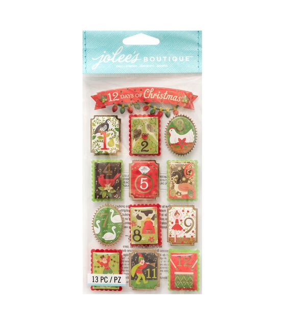 Sticko 119 Pack Christmas Holiday Stickers Flip Pack