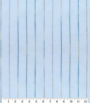 Iris - striped seersucker fabric - sold by 1/2mtr – Janies Fabrics