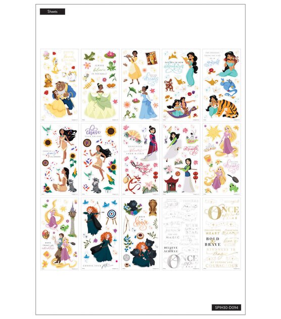 Magic (Disney Inspired) Full Weekly Kit Printable Planner Stickers