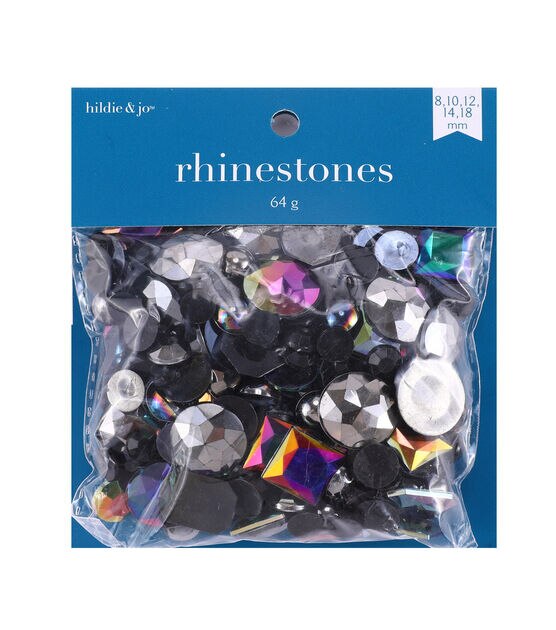 50g Iridescent Flatback Rhinestones by hildie & jo