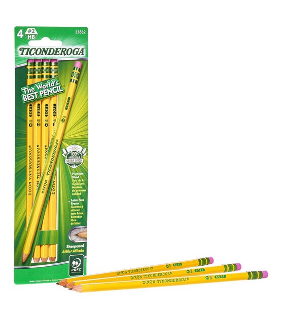 Dixon Ticonderoga Pencils 4pk, , hi-res, image 4