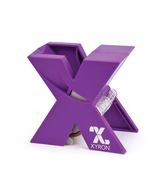 Xyron Create-a-Sticker Machine Model 250 Purple Permanent Adhesive Crafting  VGC