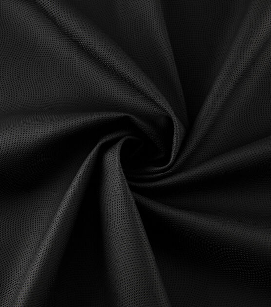 Yaya Han Cosplay Black Optical Faux Leather Fabric