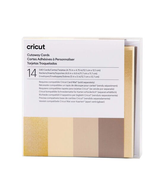 Cricut 36ct Neutrals Sampler S40 Cutaway Cards