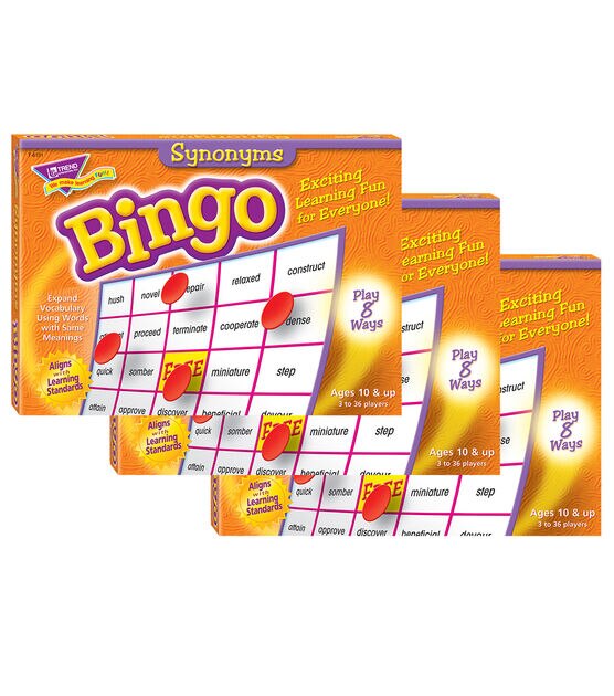  Trend Enterprises: Synonyms Bingo Game, Exciting Way