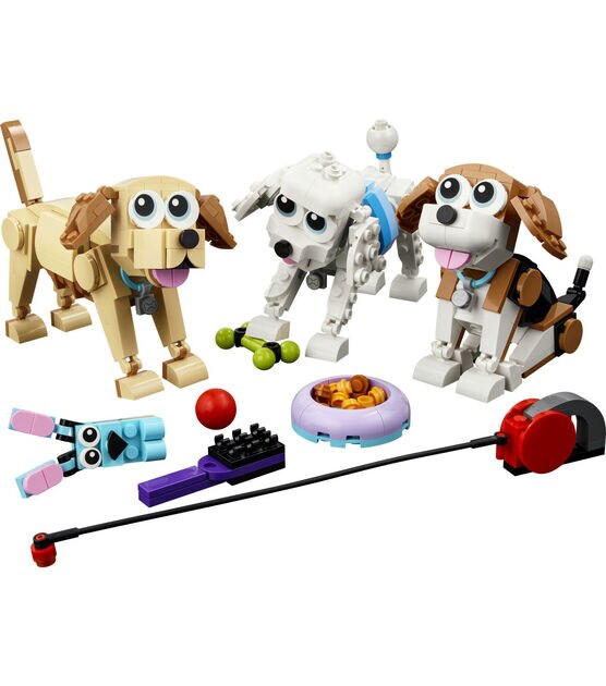 LEGO Creator Adorable Dogs 31137 Set, , hi-res, image 2