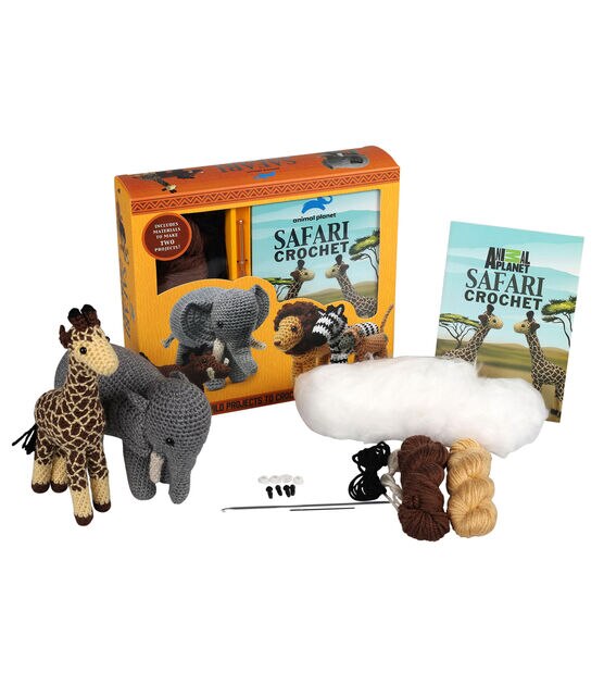 ReaderLink Animal Planet Safari Crochet Kit